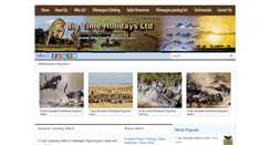 Desktop Screenshot of bigtimeholidays.com